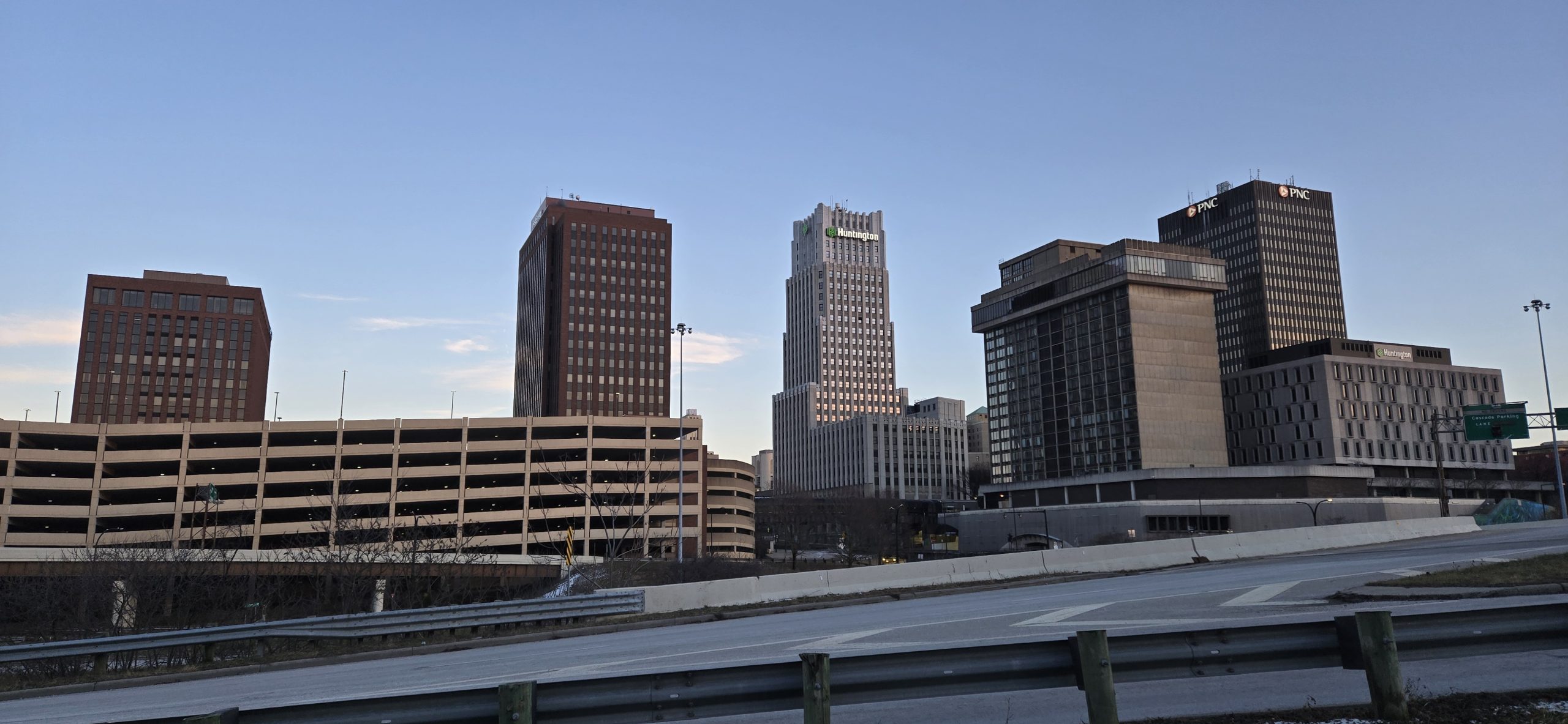 Akron Canton Ohio skyline